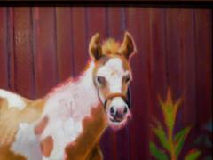 Sandra Eames Pony Up Small Oil Painting on Artist Board by Sandra Eames 2017 - 2161758