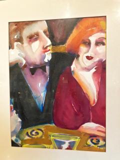 Sandra Jones Campbell Pair Sandra Jones Campbell Water Colors Signed and Dated - 1429629