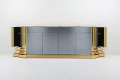 Sandro Petti Brass And Marble Credenza by Sandro Petti for Maison Jansen 1970s - 1226275