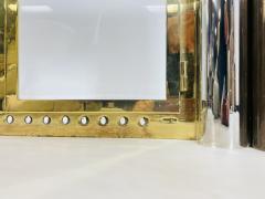 Sandro Petti Brass Chrome Fireplace Surround in the style of Sandro Petti - 4129083