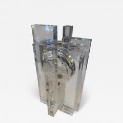 Sandro Petti Table Lamp in Acrylic by Sandro Petti for Maison Jansen 1970 - 4461347