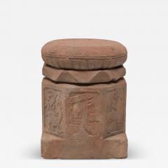 Sandstone Column Base - 4186481