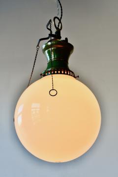 Sang Pil Bae 19th century Welsbach green gas pendant - 2795995