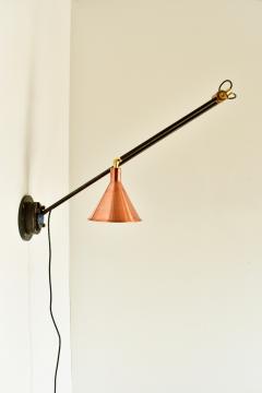 Sang Pil Bae Articulating wall lamp with copper shade - 3972795