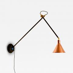 Sang Pil Bae Articulating wall lamp with copper shade - 3973385