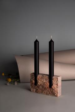 Sanna V lker Grey Sant Vicen Sculpted Candleholder by Sanna V lker - 1314537