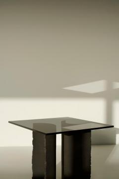 Sanna V lker Hand Sculpted Black Clay Table by Sanna V lker - 1314526