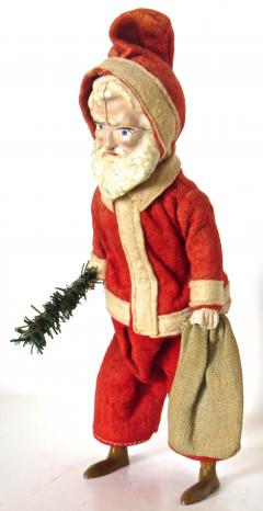 Santa Claus Walking Wind Up Toy Circa 1890 - 235687