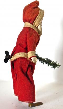 Santa Claus Walking Wind Up Toy Circa 1890 - 235688