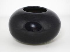 Santana and Adam Martinez San Ildefonso black polished bowl by Santana and Adam Martinez - 1204823