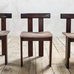 Sapporo Mobil Girgi Mobilgirgi set of 6 chairs in wood and upholstery 70s - 3020538