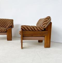 Sapporo Mobil Girgi Pair of Italian Mid Century Armchairs by Sapporo for Mobil Girgi - 3061403