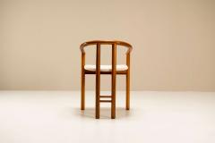 Sapporo Mobil Girgi Set of Four Rare Mobil Girgi Dining Chairs in Walnut Italy 1970s - 2947612