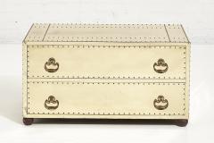 Sarreid Brass Two Drawer Low Chest 1960 - 2053408