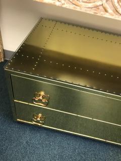 Sarried Hollywoood Regency brass chest - 1004661