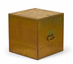 Sarried Ltd Sarreid Ltd Spanish High Style Brass Studded Cube Occasional Table 5 - 3169278