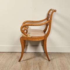 Satinwood Inlaid Armchair France or Russia circa 1825 - 3262055