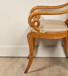 Satinwood Inlaid Armchair France or Russia circa 1825 - 3262056