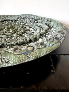 Satoru Hoshino Large Japanese Contemporary Stoneware Glazed Plate by Satoru Hoshino - 4494460