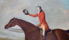 Sawrey Gilpin Fox Hunter on Horse with Hounds Attributed to Gilpin Oil on Canvas Circa 1790 - 3868117