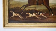 Sawrey Gilpin Fox Hunter on Horse with Hounds Attributed to Gilpin Oil on Canvas Circa 1790 - 3868119