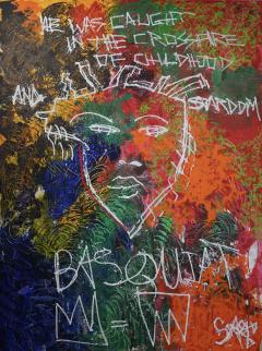 Sax Berlin BASQUIAT Caught in the Crossfire - 2642660