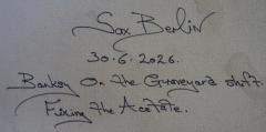 Sax Berlin Banksy On The Grave Yard Shift Fixing the Acetate - 4704155