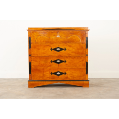 Scandinavian 19th Century Satinwood Commode Desk - 2874577