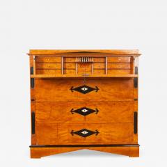 Scandinavian 19th Century Satinwood Commode Desk - 2912957