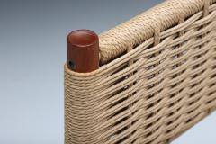 Scandinavian Armchair with Cord Webbing 1960s - 2880677