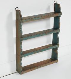 Scandinavian Blue Painted Spice Shelves - 4480495