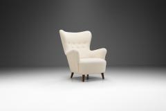 Scandinavian Cabinetmaker Upholstered Armchair Scandinavia ca 1950s - 3393172