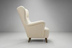 Scandinavian Cabinetmaker Upholstered Armchair Scandinavia ca 1950s - 3393179