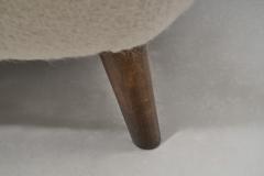 Scandinavian Cabinetmaker Upholstered Armchair Scandinavia ca 1950s - 3393181