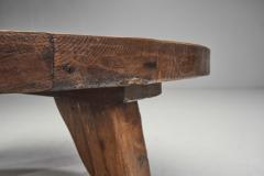 Scandinavian Carved Wood Coffee Table Scandinavia ca 1940s - 2676728