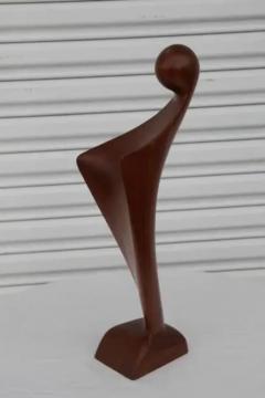 Scandinavian Danish Teak Wood Virgin Mary Madonna Mid Century MCM Simon Randers - 4097864