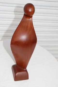 Scandinavian Danish Teak Wood Virgin Mary Madonna Mid Century MCM Simon Randers - 4097872