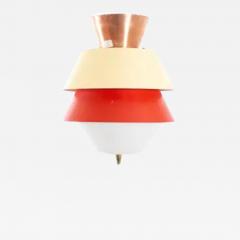 Scandinavian Flush Mount Ceiling Light 1950s - 3602890