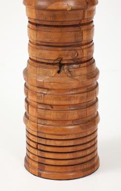 Scandinavian Hand Lathed Teak Lamp - 4588177