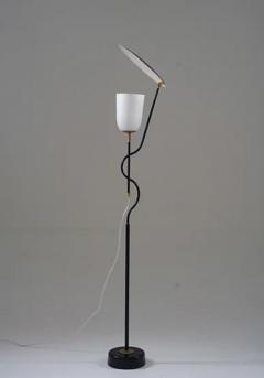 Scandinavian Mid Century Floor Lamp in Metal and Brass - 2916034