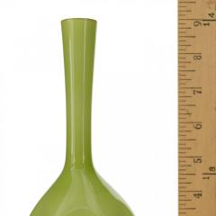 Scandinavian Mid Century Green Glass Bud Vase - 4673229