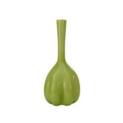 Scandinavian Mid Century Green Glass Bud Vase - 4720878
