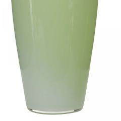 Scandinavian Mid Century Light Green Glass Vase - 4672752
