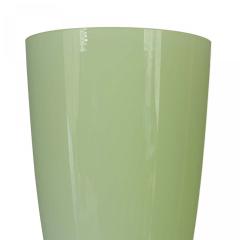 Scandinavian Mid Century Light Green Glass Vase - 4672753
