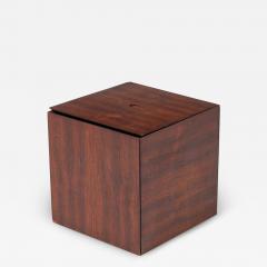 Scandinavian Mid Century Magic Puzzle Cube Danish Roosewood Nesting Tables - 4219589