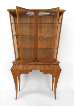 Scandinavian Mid Century Mahogany Vitrine Cabinet - 4628908