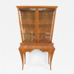 Scandinavian Mid Century Mahogany Vitrine Cabinet - 4644132