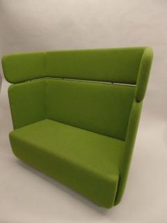 Scandinavian Mid Century Modern Moss Green Sofa or Settee - 1695646