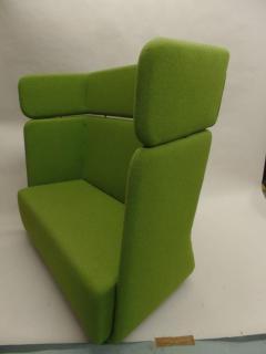 Scandinavian Mid Century Modern Moss Green Sofa or Settee - 1695648