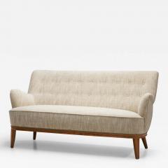 Scandinavian Mid Century Modern Three Seater Sofa Scandinavia 1950s - 3188993